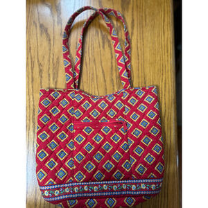 Women's Vera Bradley Tote Bag One Size Red,‎ Preowned